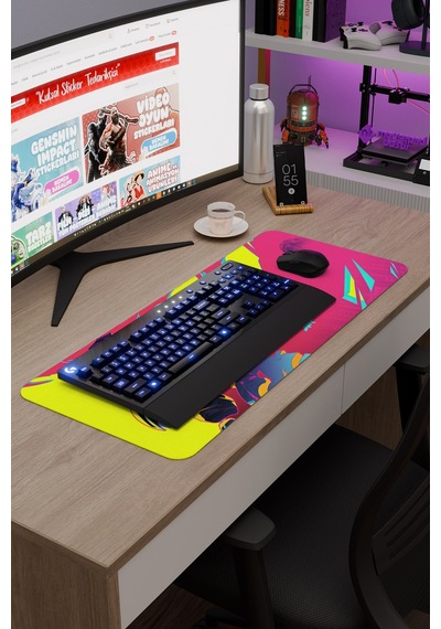 Cyberpunk Edgerunners Dikişli Kauçuk Oyuncu Mousepad V3 - 70x30 Xl Gaming Mouse Pad