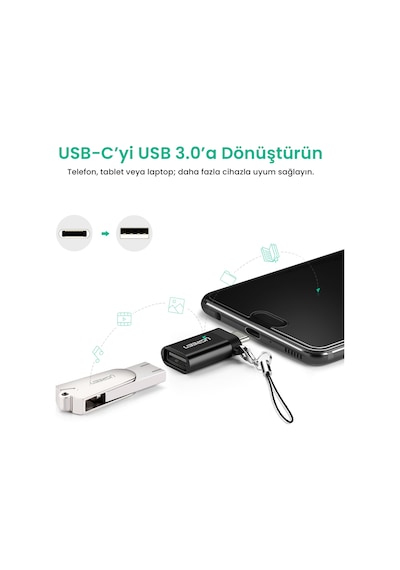 Ugreen Type-c To Usb 3.0 Dönüştürücü, 50283