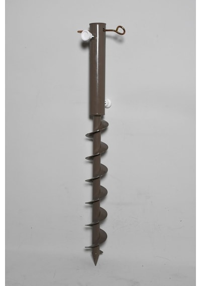 Geniş Plaj Şemsiyesi Kazığı 80 Cm Uzunluk, 50 Mm Gövde / 30 Cm Şemsiye Giriş Alanı Sarı