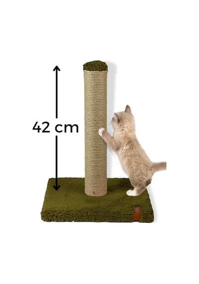 Tırmalama Ekonomik Tırmalama Tahtası 42 Cm Peluş Tırmalama Tahtası Yeşil