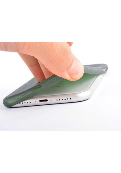 Apple Uyumlu iPhone 11 Kilif Zore 1.Kalite Pp Silikon-Yesil 516620874