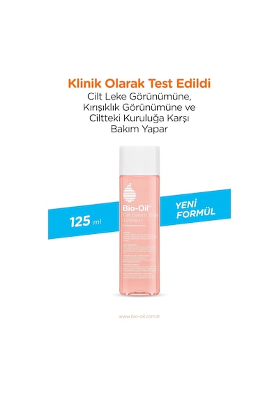 Bio-Oil Çatlak Karşıtı ve Nemlendirici Cilt Bakım Yağı 125 ML