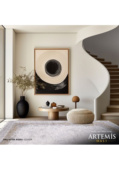 Artemis Barok - 02242a Bej-antrasit-kiremit Halı 200x290