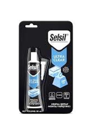 Selsil Şeffaf Montaj Yapıştırıc Ultra Clear 50ml Go53/03478