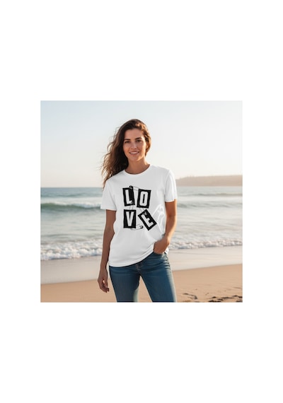 Urbantrendstore Unisex Love Kalp Oversize Fit Rahat Geniş Salaş T-shirt Günlük Tişört Beyaz Urbantrendstore Unisex Love Kalp Oversize Fit Rahat Geniş Salaş T-shirt Günlük Tişört Beyaz