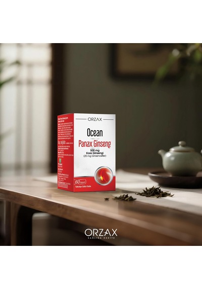Orzax Ocean Panax Ginseng 500 Mg 60 Kapsül 2 Paketi