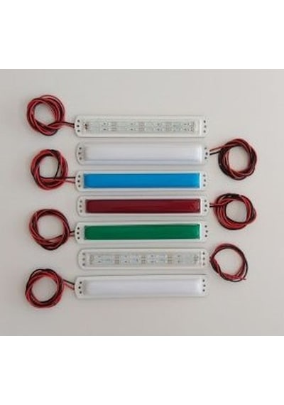 Su Geçirmez Led Lamba Marine Tekne Karavan 24volt-25 Cm KIRMIZI
