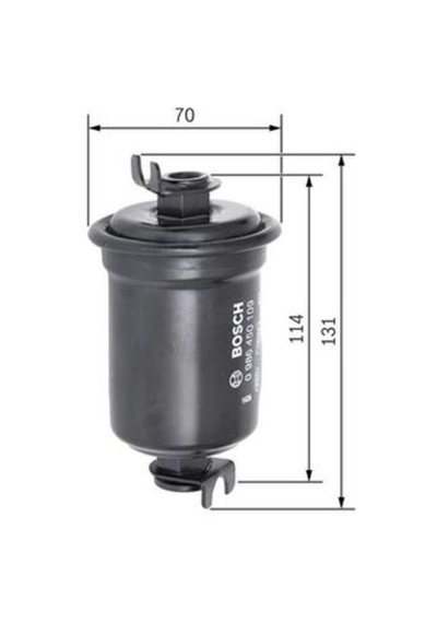 Bosch 0986450109 Yakıt Filtresi Suzuki Vitara 1.6 80hp 09 91 01 95 0986450109 15410-61a00