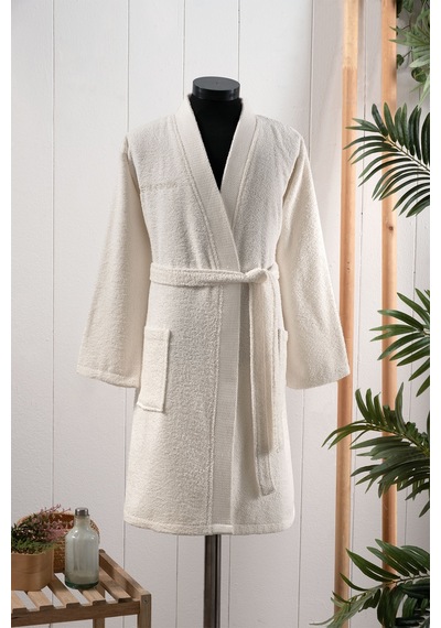 Pierre Cardin Kadın Bornozu Plain Krem Pierre Cardin Kadın Bornozu Plain Krem