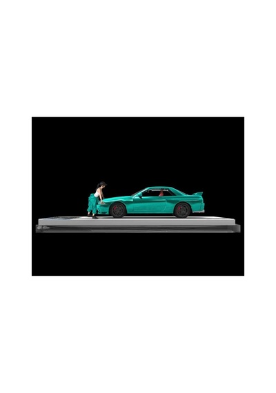 Tpc Nıssan Skyline Gt-r R32 - Full Carbon + Figure - Green - 907819456