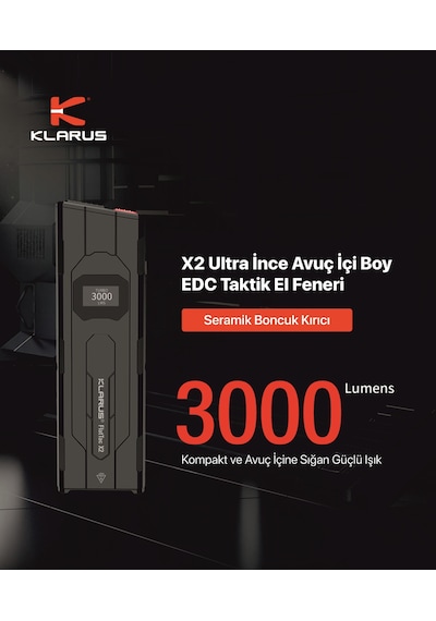 Klarus Flattac X2 Siyah
