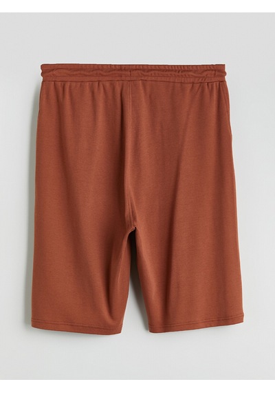 Lc Waikiki Lc Waıkıkı Kahverengi Standart Kalıp Erkek Pijama Alt Şort
