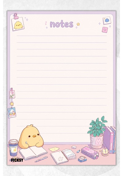 A5 Bloknot Çizgili Defter - 50 Yaprak - Memopad - Notepad - Not Defteri - Not Kağıdı - 3785 Çok Renkli
