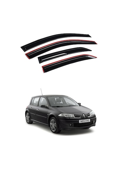Renault Megane 2 Hb Mugen Tip Cam Rüzgarlığı
