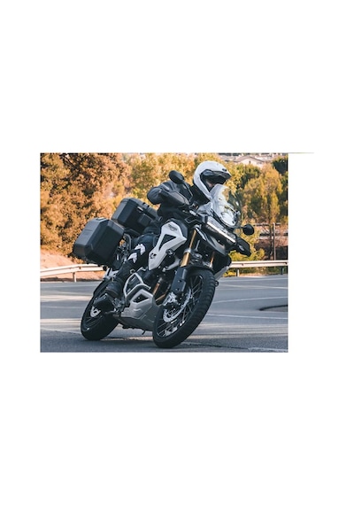 Tr55 Black Motosiklet Arka Çanta 55 Litre Kapasiteli Top Case Motor Çanta Alüminyum Siyah
