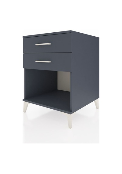 Kronos Komodin 2 Çekmeceli 60x59x80 Antrasit-antrasit Antrasit