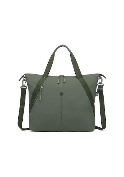 Smart Bags Mikro Poly Kumaş Büyük Boy Kadın Omuz Çantası 3335 Haki