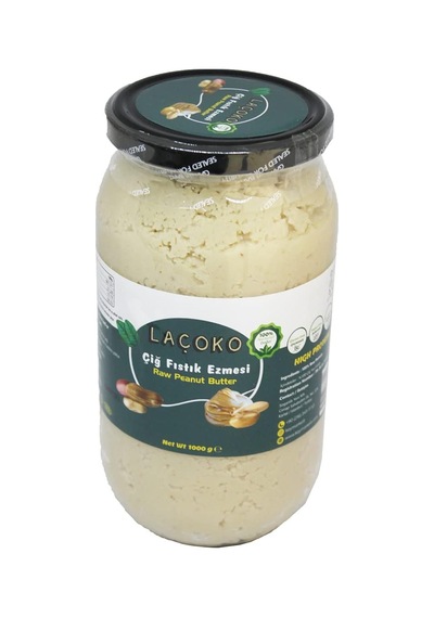 Laçoko 4 Kg İsme Kişiye Özel Şekersiz, Saf, Katkısız Fıstık Ezmesi Glutensiz, Vegan, Doğal Az Kavrulmuş Diğer