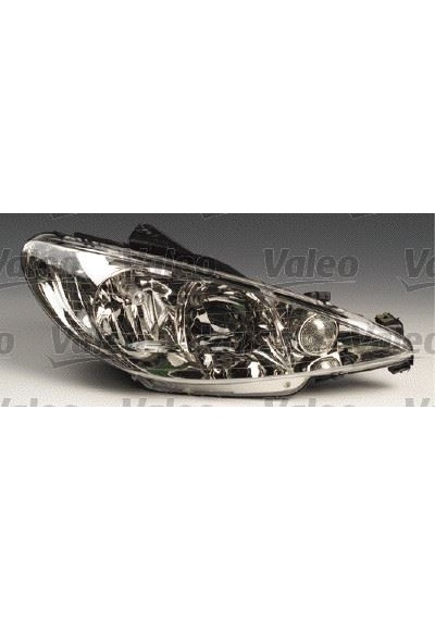 Valeo 043052 Far+sınyal Sag Elektrıklı P206 12 / 05 H1+h7 / Seffaf Camlı