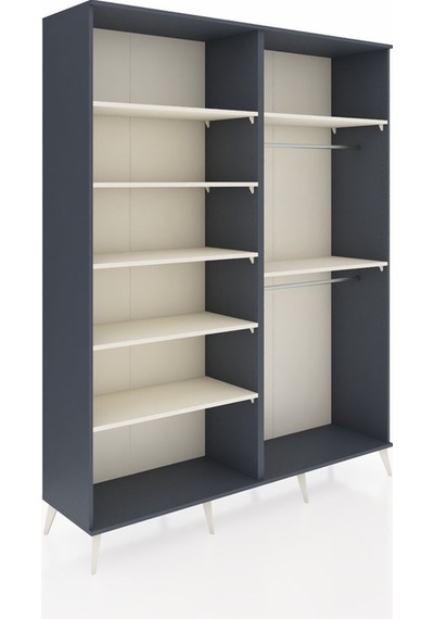Hyperion Gardrop 7 Raflı 2 Askılı 176x44x221 Antrasit-antrasit/aytaşı Antrasit/aytaşı Hyperion Gardrop 7 Raflı 2 Askılı 176x44x221 Antrasit-antrasit/aytaşı Antrasit/aytaşı