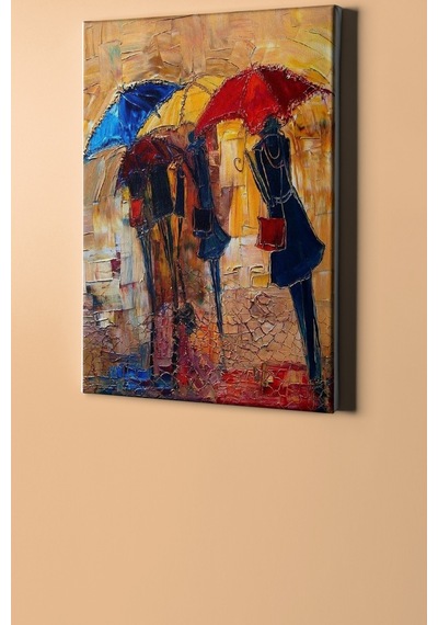 Webstyle Sayılarla Boyama Seti Kasnaklı Renkli Şemsiyeler 50x65 Cm