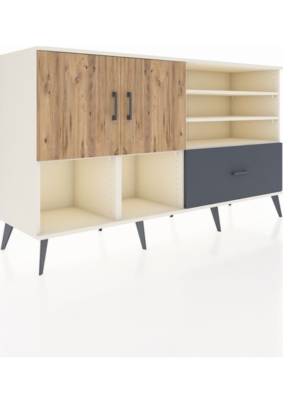 Kronos Konsol 7 Raflı Tek Çekmeceli 2 Kapaklı 176x59x99 Aytaşı-ça Aytaşı-çam/antrasit Kronos Konsol 7 Raflı Tek Çekmeceli 2 Kapaklı 176x59x99 Aytaşı-ça Aytaşı-çam/antrasit
