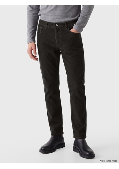 Lcwaıkıkı Classic Haki Regular Fit Kadife Erkek Chino Pantolon