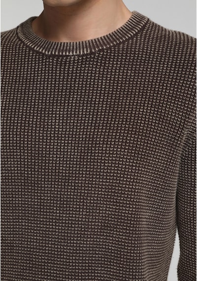 Colin's Colins Regular Fit Yuvarlak Yaka Düz Erkek Kahverengi Kazak Cl1080524 Q1.v2 Brw
