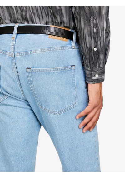 Sisley Koton Detroit Regular Fit Denim Pantolon Erkek Renkli Pantolon - 323a4v8jse01k Siyah