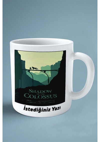 Shadow Of The Colossus Oyun Baskılı Kupa Bardak Çift Taraflı Kişiye Özel Model 5 Çok Renkli