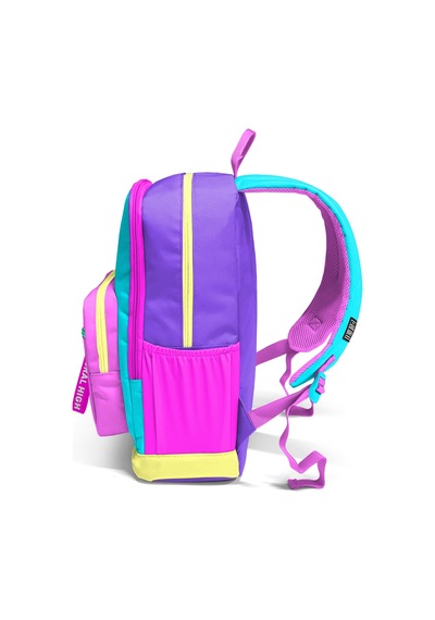 Coral High Çok Renkli Okul Sırt Çantası 23676 Pembe