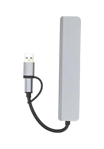 7-in-1 Type-c Usb 3.0 Hub Çokaltıcı, Macbook Ve Pc Uyumlu Yüksek Hızlı Dönüştürücü Adaptör