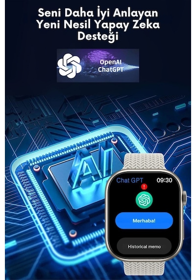 Wearfitpro Wearfit S10 Pro Max 7 Kordonlu Akıllı Kol Saati Miniled Ekran Gri 45mm