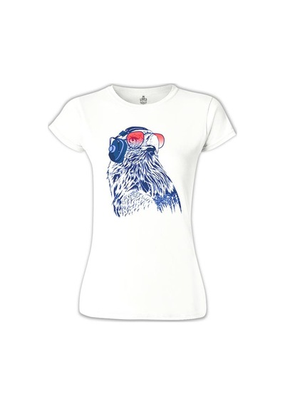 Kartal Beyaz Kadın Tshirt 001