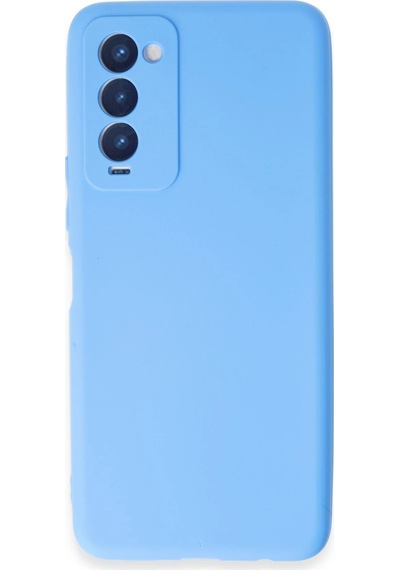 Uray Store Tecno Camon 18 Kılıf First Silikon - Mavi