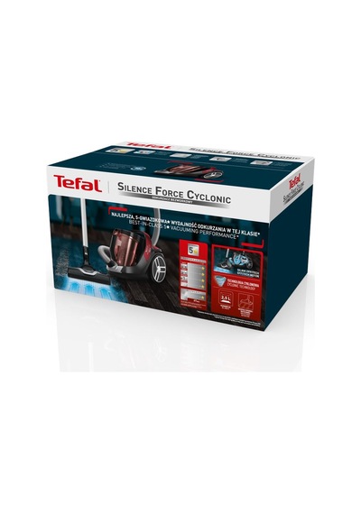 Tefal TW7253 Silence Force Cyclonic 550 W Toz Torbasız Elektrikli Süpürge