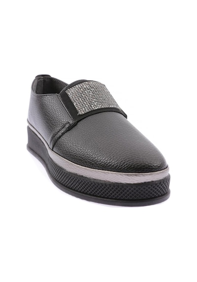 Dgn Pm387-k303-22y Kadın Taşlı Bantlı Sneakers Ayakkabı PM387-K303-1211-R9094 Siyah