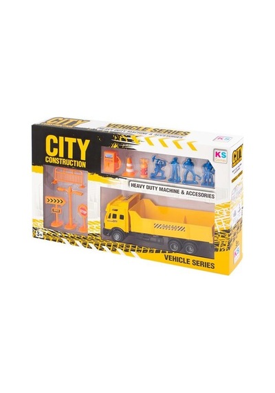 City Construcion Şehir Inşaatı Carrirer Truck Oyun Seti