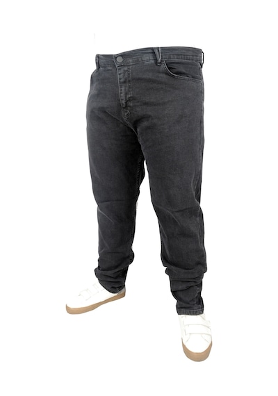 Mode Xl Büyük Beden Erkek Pantolon Kot Black 21920 Füme 001