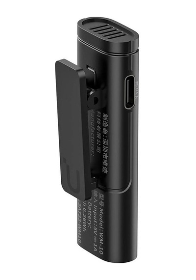 Ulanzi Wm-10 Akıllı Telefon Veya Tabletler İçin Kablosuz Klipsli Mikrofon Type-c
