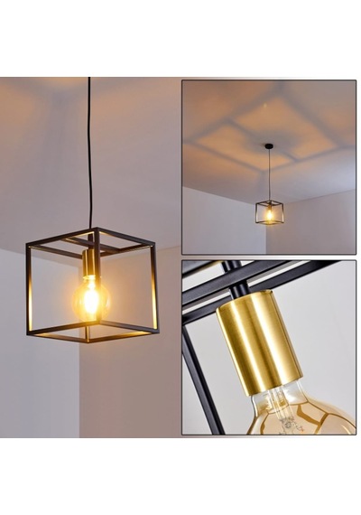 Riolight Modern Küp Metal Sarkıt Avize 25Cm X 25Cm