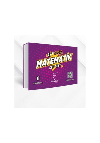 Ayt Matematik Orta Cep Test - Karekök Yayınları
