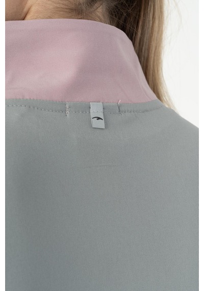 Maraton Regular Kadın Dik Yaka Gri- Tracktop Gri-