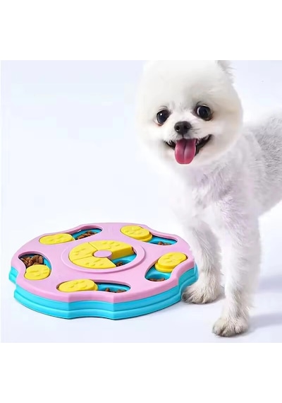 Tineke Orbit Köpek Oyuncağı Mama Bulmaca Yavaş Besleyici Köpek Gıda Dağıtıcı Yavaş Yeme Mavi