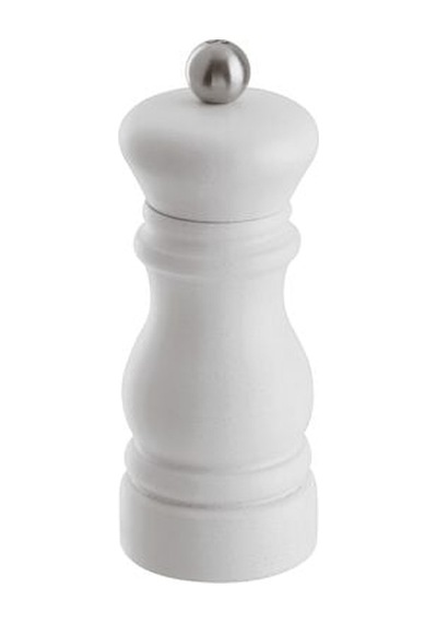 Arthur Krupp Karabiber Değirmen Ahşap Beyaz 16 Cm