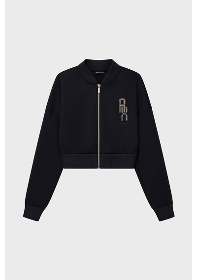 Armani Exchange Logolu Dik Yaka Slim Fit Sweat Kadın Sweat Xw002411 Af25526 Uc001 Siyah