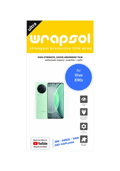 Vivo X90s Full Body 360 Derece Ön Arka Ve Yan Kaplama Film