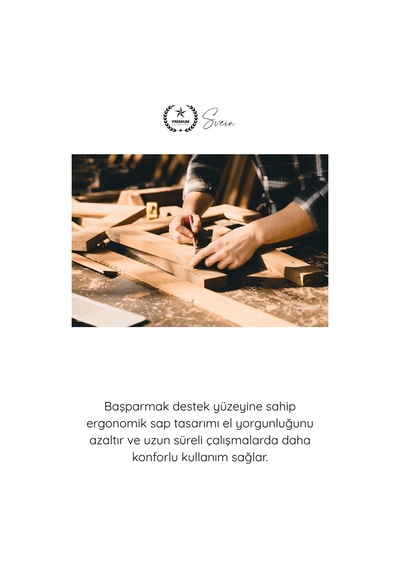 Eğeseti 3 Parça Ahşap Eğe Seti 200 Mm Orta Pürüzlü Düz Yarım Yuvarlak Yuvarlak Törpü Ergonomik Sap