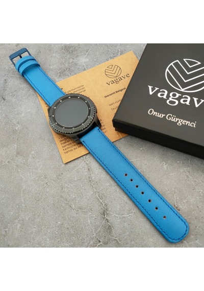 Vagave Samsung Uyumlu Active / Watch / Gear 20 Mm / 22 Mm Deri Kordon (498118366)