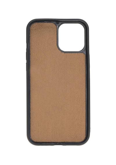 Apple Uyumlu iPhone 12 Pro Max Deri Arka Kapak Rst2Ef Taba